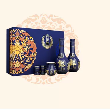 中国白酒【醬香型白酒】青花郎酒 郎酒第五代青花郎酱香型白酒39度商务宴请500mL官方旗舰店正品