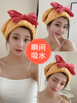 Dry hair cap female super absorbent quick-drying shower cap cute long short hair shampoo wipe dry hair towel 2021 New thickened