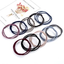 Bold High Stretch Hair Holster Hairpin Korean Simple Adult Black Hairband Cord Head Rope Womens Like Leather Band