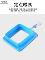 Feeding circle feeding fish food fish tank large large suspension goldfish floating acrylic Xiaopeng said aquarium
