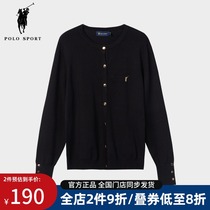 Polo Sport womens knitwear coat coat 2021 New Interior sweater Paul top cardigan