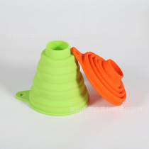 New large folding silicone funnel creative household goods retractable folding funnel kitchen utensil funnel