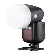 V1 flash soft light box round lamp holder universal SLR camera top hot shoe light special soap box