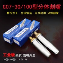 National standard propane cutting nozzle G07-30 100 split gas cutting nozzle stainless steel liquefied gas oxygen plum blossom cutting nozzle