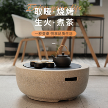 Outdoor villa barbecue table indoor heating stove carbon Brazier household charcoal stove charcoal grill courtyard barbecue stove