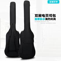 Factory Direct Selling Twin Shoulders Plus Cotton Electric Bass pack Electric BASS Backpack Electric Besbag 5MM Cotton Package Wholesale