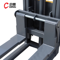  Cangding electric forklift 1 ton small 2 tons automatic stacking hydraulic handling forklift 1 5 tons station drive can be customized