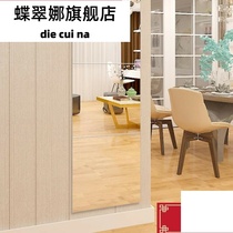 Can not break the mirror can not break the waterproof acrylic square mirror wall stickers Living room bathroom fitting full-length mirror