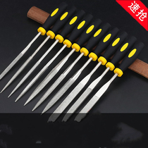 Contusion knife diamond alloy file assorted small steel file set grinding tool gold steel flat snail metal fine