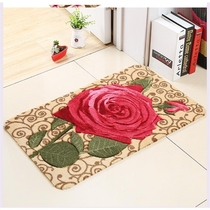 Three-dimensional cut floor mat into the door mat living room bedroom carpet household foot mat bathroom absorbent mat non-slip mat