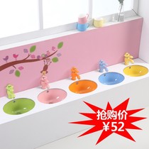 New childrens ceramic color under-the-counter wash basin Kindergarten embedded stone under-the-counter basin childrens household face wash