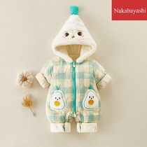 Baby down jacket full moon newborn light clothes winter clothes climbing clothes baby warm outer clothes