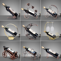 Home wine cup holder wine cabinet wine rack ornaments wine decoration upside down wine bottle rack modern luxury wine rack