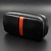 Hot sale large capacity medium yellow strip 2 bucket bag cigarette bucket bag cigarette bag can put cigarette pipe accessories