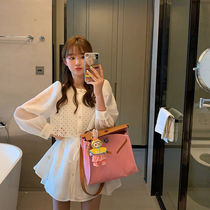Xiao Xiangfeng Fashion Net red fried street suit women Autumn New lace long sunscreen shirt temperament two