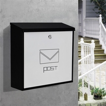 Community mailing box household wall with lock villa mailbox express receipt large comment box