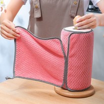 Dashboard dishcloth housework cleaning absorbent lint kitchen thickened lazy dishcloth oil-free dishwashing towel