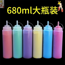 Colored corn starch powder jet running color powder spray bottle street shoot corn flour rainbow bottle color running powder Rainbow Run