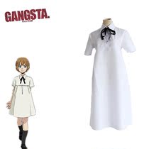 Gangsta Cosplay Nina Costumes Japanese Anime Fancy White Dre