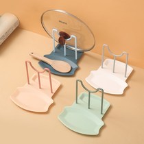 Kitchen Countertop Shelf Pan Shovel Lid Intake Frame Multifunction Drain Creative Chopsticks Soup Spoon Rack Release Shovel