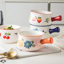 Japanese breakfast tableware and dishes set one person to eat tableware single set of exquisite dishes home Net red ins Wind