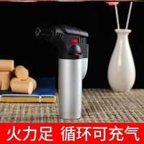 Inflatable flavor dispenser Chenxiang Road moxibustion igniter sandalwood stove incense seal straight-through Taiwan lighter