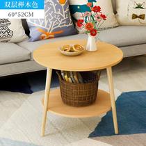 One Generation Hair Creative Round Tea Table Bedside Table Modern Minima Corner Side Few Small Tables Double Sofa Bedroom Side Table