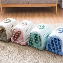 Cat bag dog bag rabbit nest pet air box portable car travel hauling box porous breathable cage