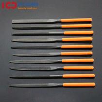 Shijin file knife set steel file triangle round flat frustration mini wood rub knife small squat small file woodworking grinding tool