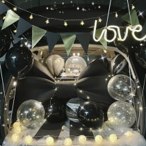 Car Trunk Surprises Birthday Decorations for men and women Friendship Cours Tailboxes Table White Placement Creative Supplies Gifts