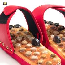 Send parents foot massage shoes health care plantar massager with stone slippers acupoint massage pedicure shoes