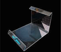 Acrylic induction cooker display stand vertical bracket shelf custom frying pan glass transparent bracket display cabinet display rack