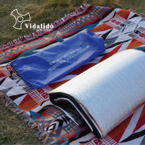 vidalido outdoor camping double-sided aluminum film hexagonal moisture-proof mat climbing mat picnic mat with thick waterproof mat