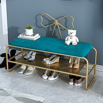 Light luxury shoes stool creative shoes stool home door simple Nordic shoes cabinet stool integrated door to wear shoes stool