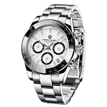 Bergany PAGANI explosive watch men multifunctional waterproof steel calendar quartz watch mens watch 1644