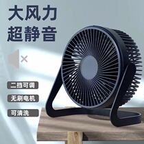 USB small fan mini mute 5 inch 6 inch 8 inch office computer student dormitory bed desktop small electric fan
