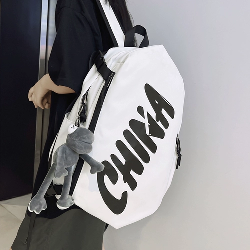 Ранец, дизайнерская сумка через плечо, модный рюкзак для влюбленных, тренд сезона, подходит для студента