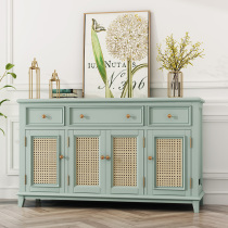 Rattan-knitted sticker cabinet furniture renovated wallpaper waterproof and moisture-proof self-adhesive wall paper bamboo-made bedroom self-adhesive decoration