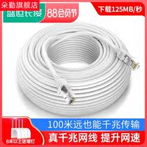 20 meters 30 meters long network cable home outdoor high-speed finished 8-core computer broadband connector double head 10 meters