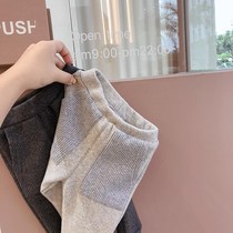 Girls plus velvet leggings winter children thick warm pants Children Baby autumn and winter trousers wear foreign gas in winter