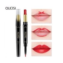 Ole lipstick pen lip liner female is not easy to decolorize hook line double-head rotating lip pen matte painting lipstick
