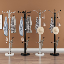Simple marble floor bedroom cloak rack modern household stairs hanging rack small household living room hung frame