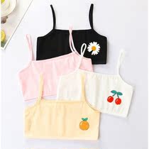 8-16-year-old girl sling vest girl developmental children cotton underwear anti-bump primary school students