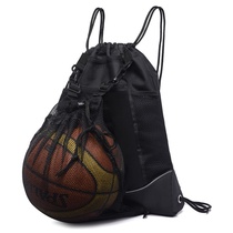 Basketball bag childrens net bag basketball bag student portable football bag kit bag bag drawstring training backpack