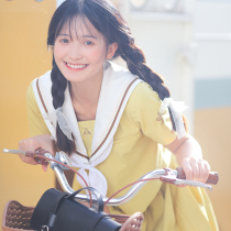 Morino Chu Lu(honey spring girl)Sailor suit summer suit short-sleeved top college style suit jk uniform female summer