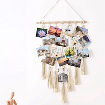 Wall photo album Wall creative bedroom dormitory Paret Lover couple hanging photo wall background Board living room decoration light luxury