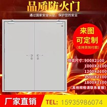 Manufacturer Direct steel Steel Woody Chia Grade Engineering Hotel Guesthouse Stainless Steel Fire Door Fire Gate Certificate