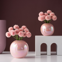 Simulation flower high-grade 2020 new ornaments ornament flower decoration living room table flower TV cabinet floral fake flower decoration