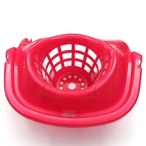 Squeeze water box accessories squeeze water basket bucket thickened hand-pressed roller large squeeze household mop bucket rotation