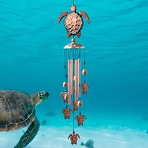 Amazon Cross-border Animal Love Wind Bells Hanging Accessories Creative Patio Garden Decorated Metal Bell Pendant Gifts